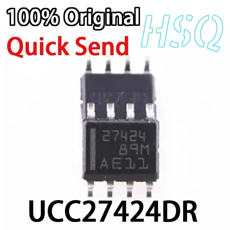 1PCS Chip UCC27424DR 27424 SOIC-8 Dual Channel Gate Driver IC Chip