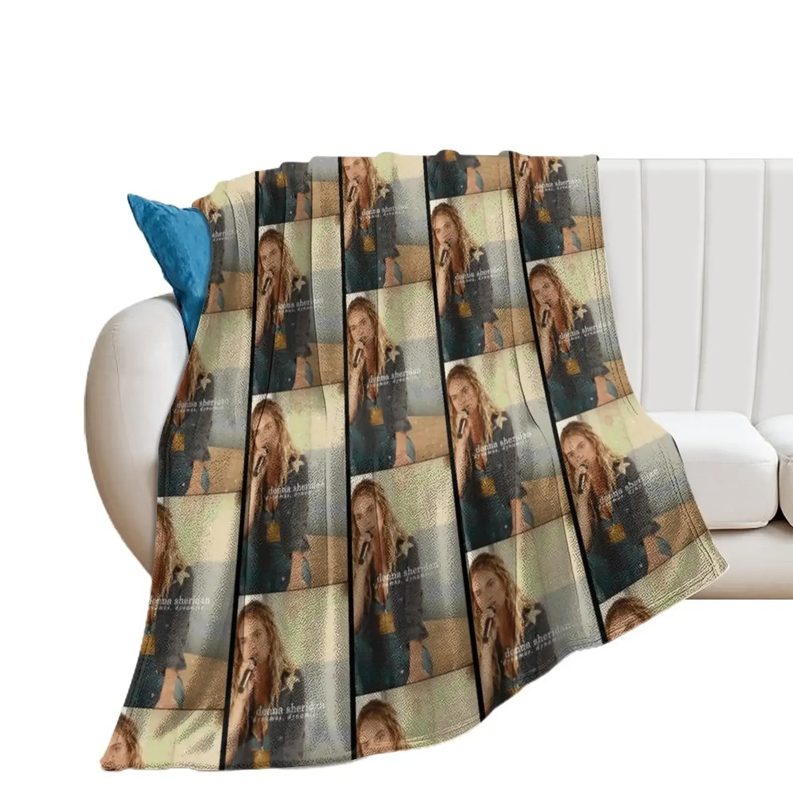 

donna and the dynamos Throw Blanket Plaid on the sofa blankets ands Blankets