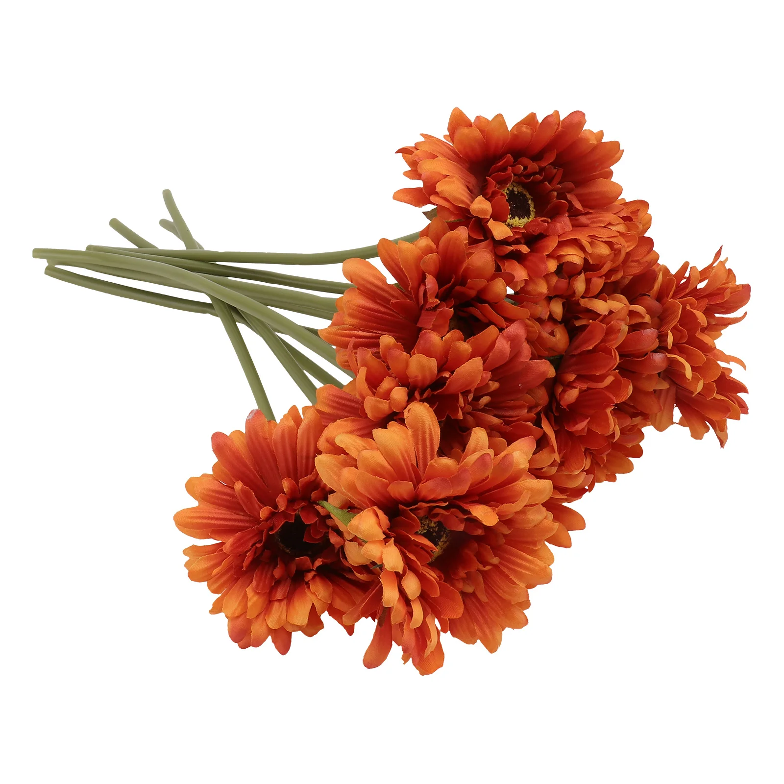 

10Pcs Faux Bouquet Greenery Accessory Floral Arrangement for Indoor Decor Sunset Faux Flowers Artificial Bouquet