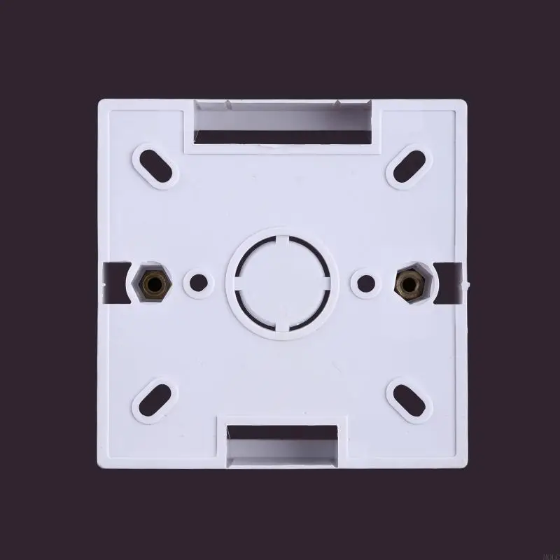 MOLC 86X86 PVC Thickening Junction Box Wall Mount Cassette For Switch Socket Base Sw