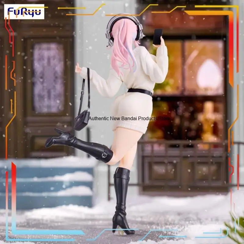 FuRyu SoniComi Super Sonico Sonico Winter Memory Ver Pre-painted Trio-Try-iT Voluptuous Anime Figure Official Licensed view 6