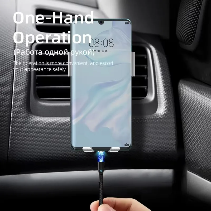 كابل USB C مغناطيسي 5A شحن سريع للغاية Micro USB Type C لهاتف iPhone 13 Samsung Xiaomi Huawei P30 Android كابل بيانات الشحن