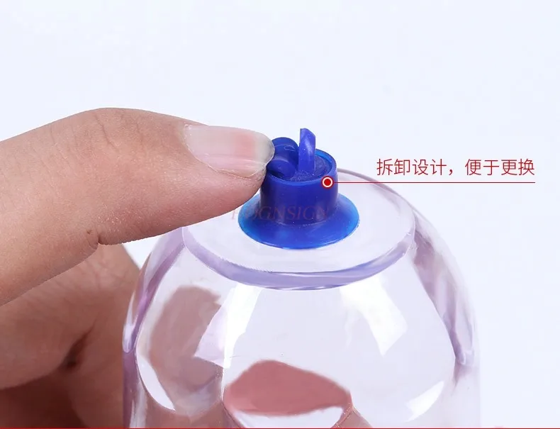 Cupping device No. 9 water drop tank face special-shaped single gas tank small vacuum heart weather tank cupping blood tank to