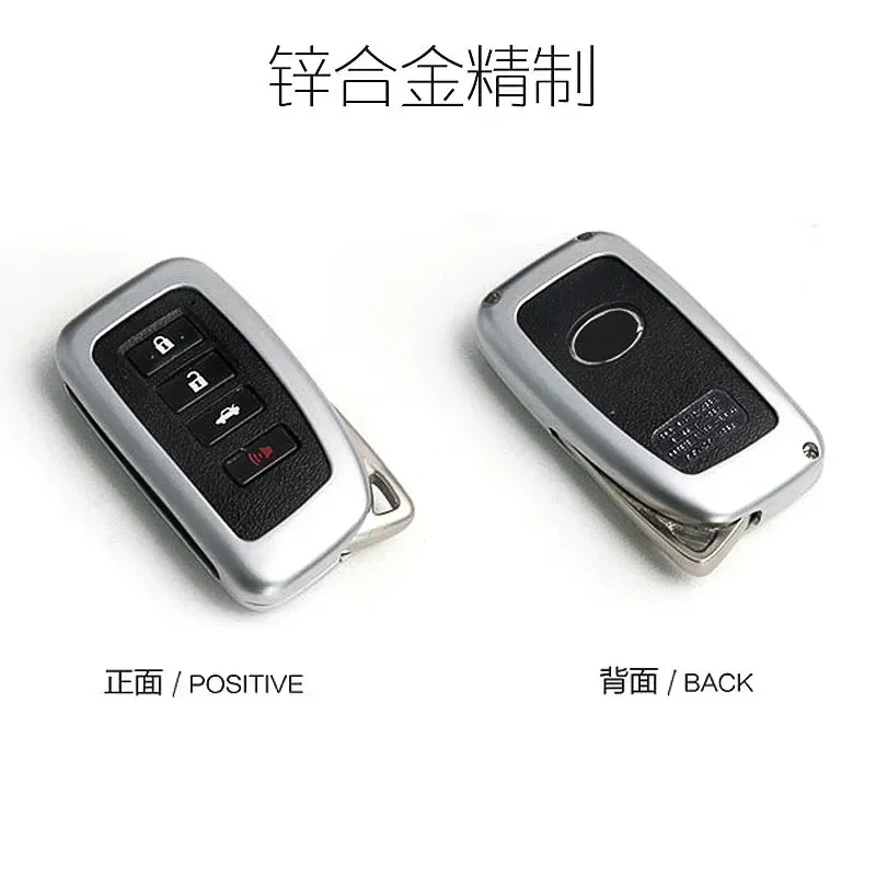 For Lexus ES200h NX300h RX300 LX570 Car Key Wallet Case Protection Alloy Keychain Key Bag Purse Accessories