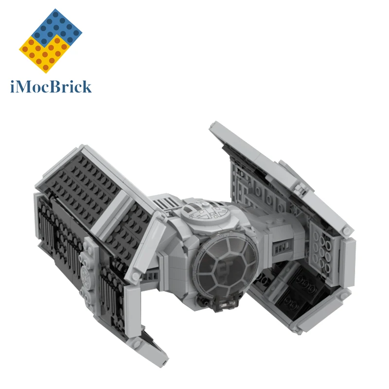 569 buah set Mocs Film bintang mainan pesawat ruang angkasa Imperia TIE canggih TIE/AD Starfighter kit Model Builidng blok pesawat tempur mainan