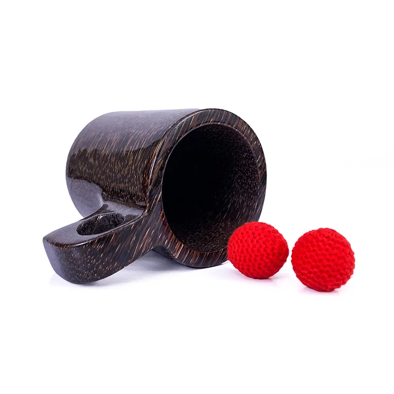 

wood Chop Cup magic props Magic Tricks Cup and Balls Close Up Appear Magic Perfeormance Magia Gimmick