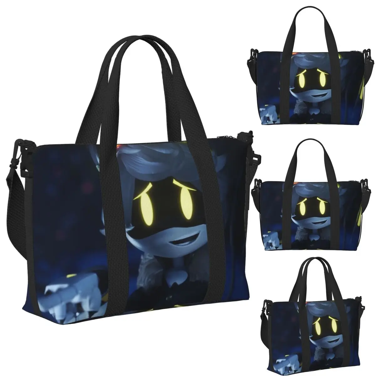 

Пляжная дорожная сумка Murder Drones N, большая вместительная сумка для тренажерного зала, йоги, женская дорожная сумка для покупок, дорожная сумка на плечо