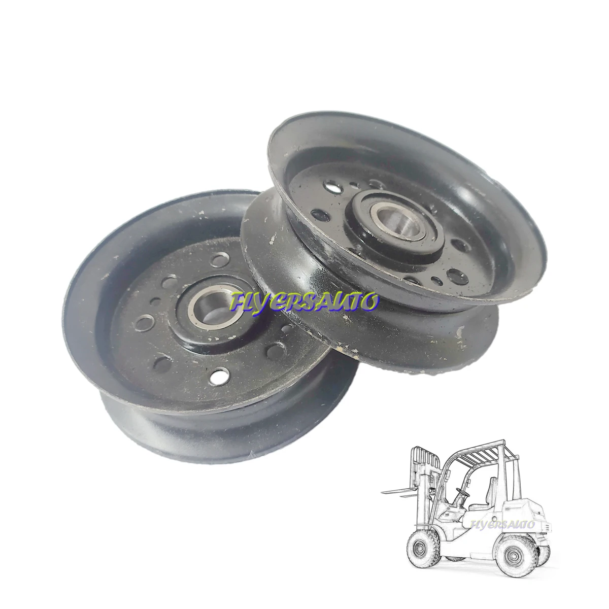 

95115-13800 Forklift lifting pulley FITS Mitsubishi F18C S4S ENGINE *NEW *FLYERSAUTO FORKLIFT PARTS