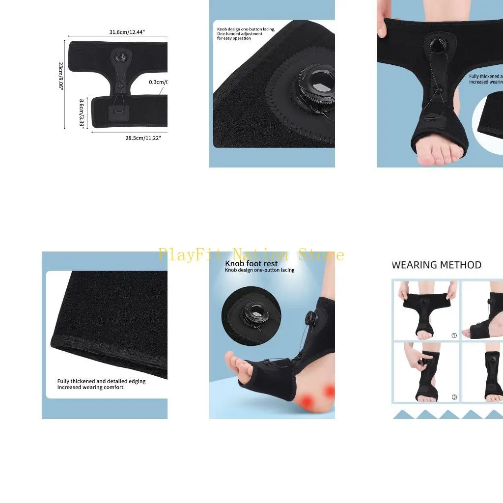 

242F Elastic Dorsal Splint Plantar Fasciitis Foot Splint Arch Support Belt Ligament