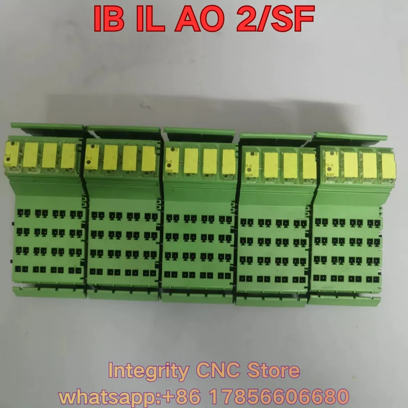 Second-hand IB IL AO 2/SF PLC module 2862806 functional test is normal