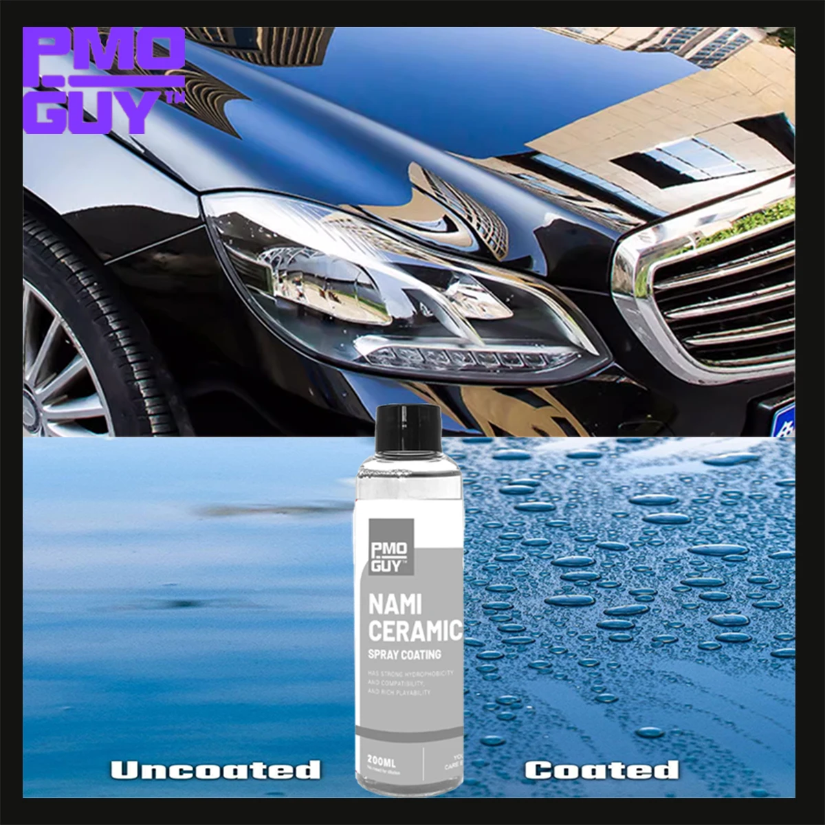 RW Polishes Advanced Ceramic Spray Silicon Dioxide Grade Protective Sealant for Car RVs Motorcycles Boats ATVS Gloss Depth Shine