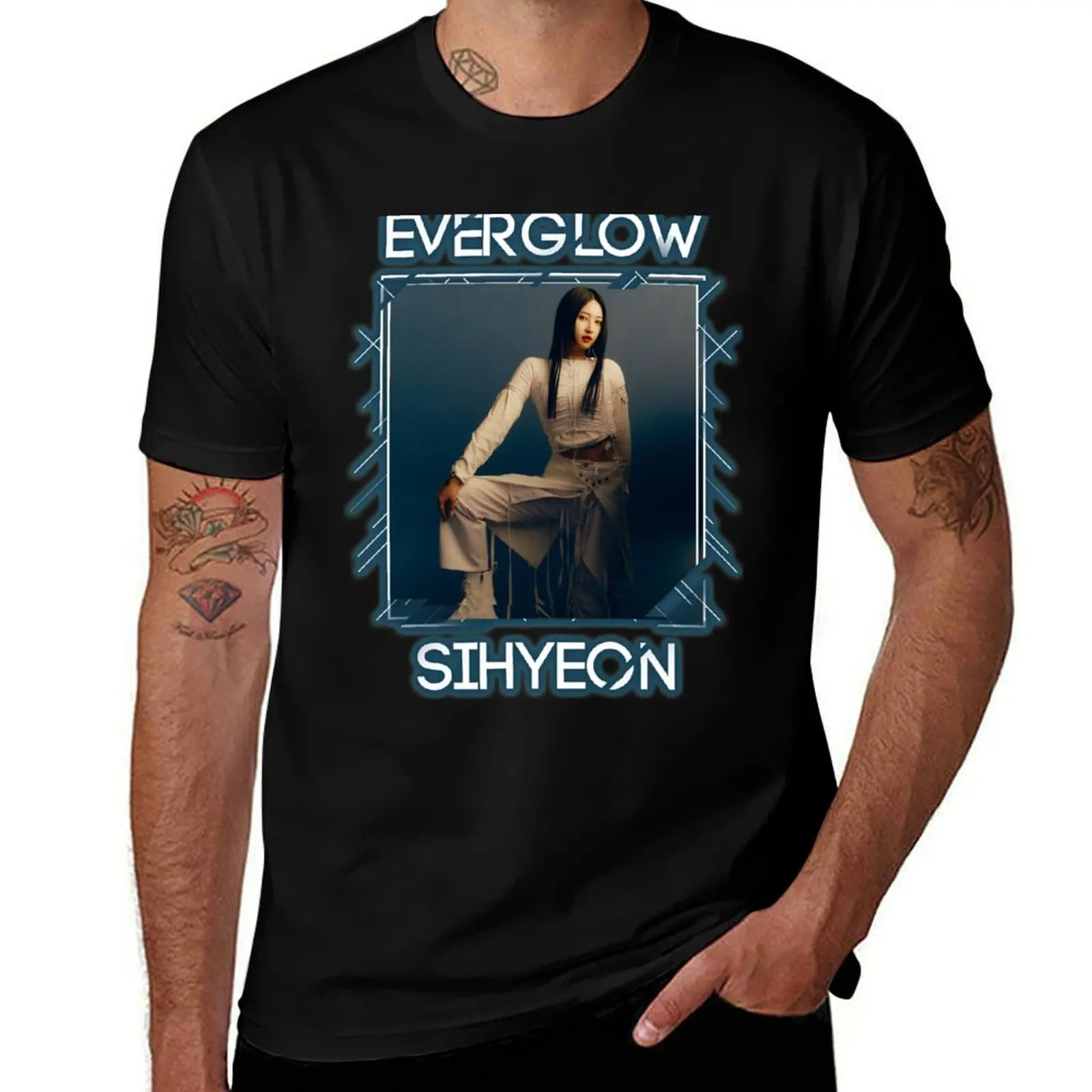 

Everglow - Sihyeon T-Shirt hippie clothes customs design your own T-shirts oversize Men's t-shirt