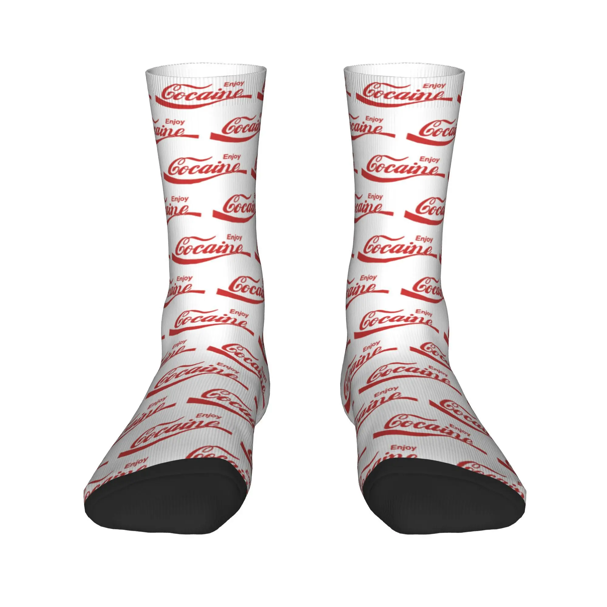 استمتع بجميع المواسم جوارب كوكاين هاراجوكو فائقة النعومة، جوارب دائرية للرجال والنساء هدية عيد ميلاد