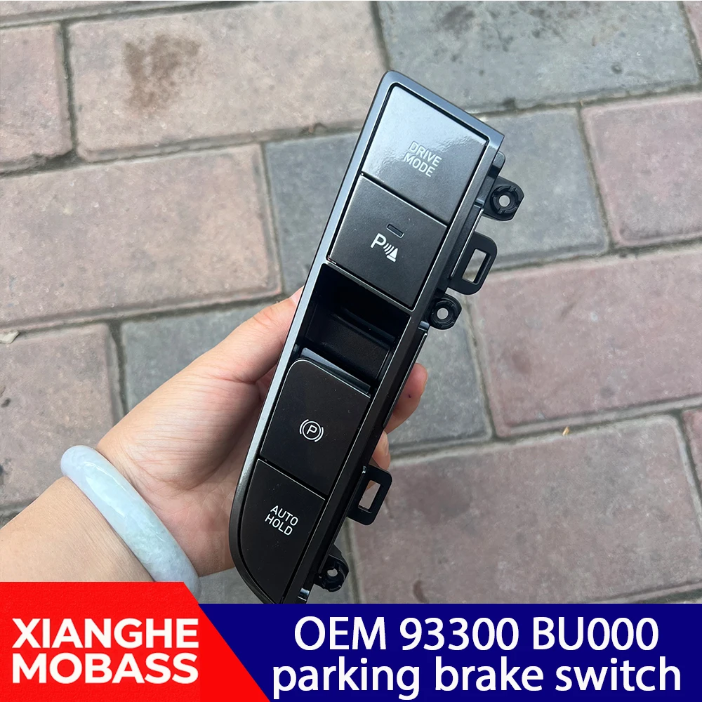 Electronic Parking Brake Switch OEM 93300-BU000 for Elantra CN7 2020-2026 OEM 93300 BU000
