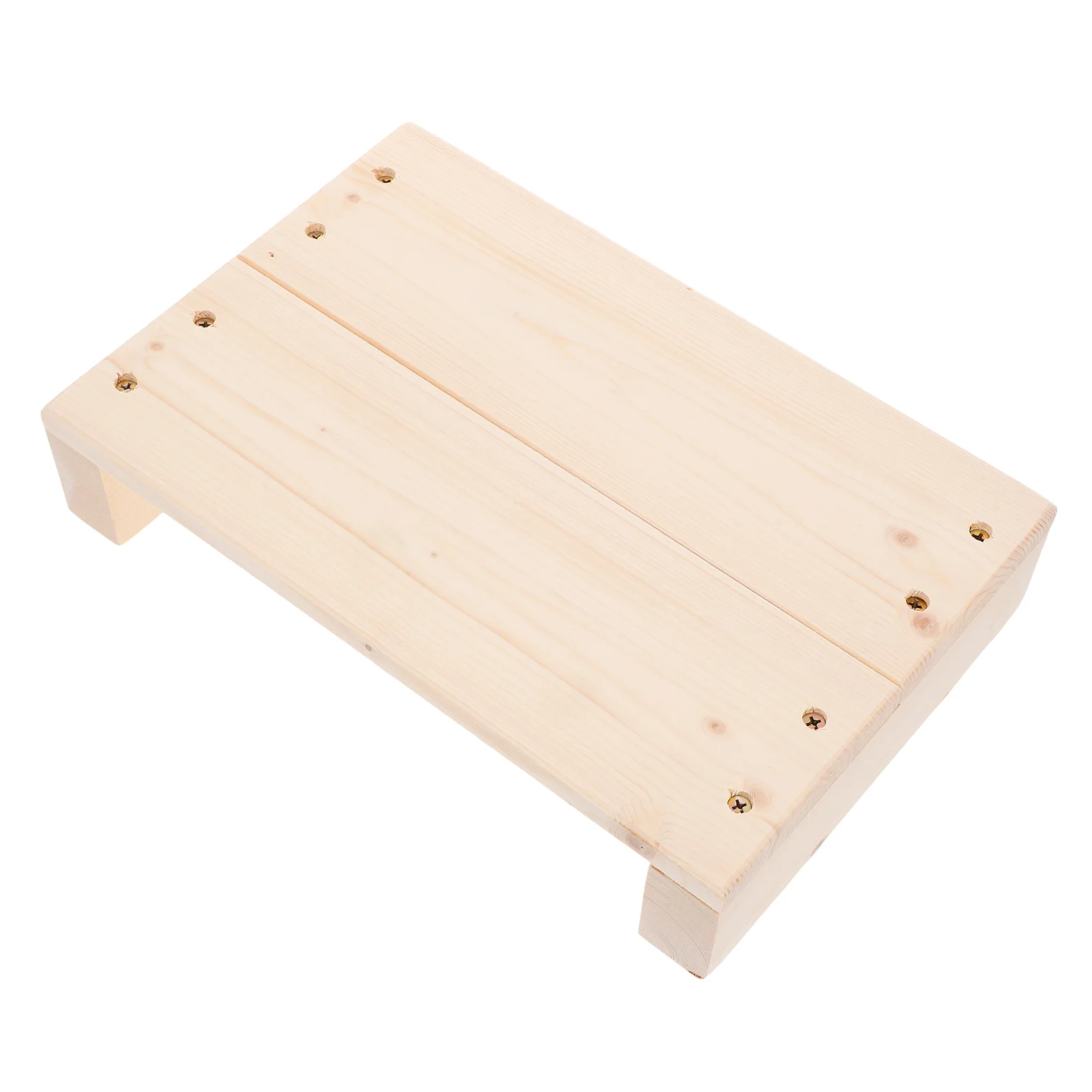 

Wooden Step Stool 30x20x6cm Kitchen Bathroom Bedroom Indoor Outdoor Use Safety Design Space Saving Sturdy Platform