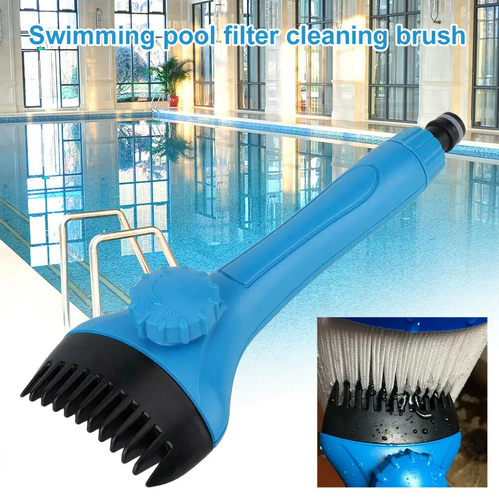 Swimming Pool Filter Jet Cleaner Wand Cartridge Removes Debris Dirt Handheld For Pool Hot Tub Spa Water Hogard Cleaning Brush