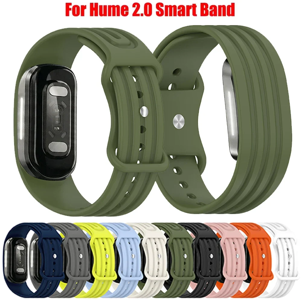 Silicone Sport Replacement Band For Hume Band 2.0 Smartwatch Breathable Wristband Correa Fitness Tracker Bracelet Accessories