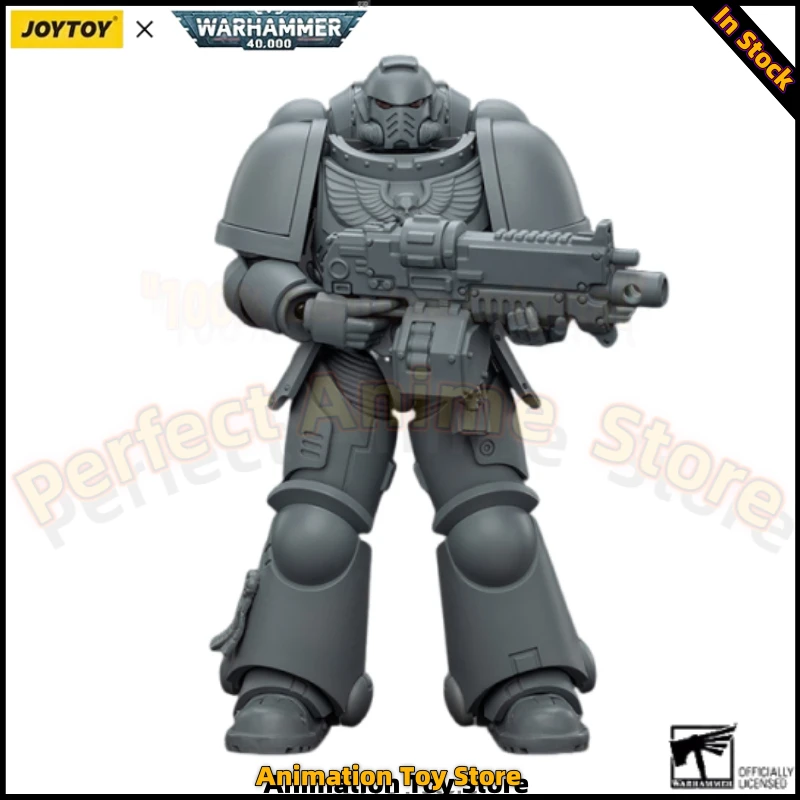 شحن 24 ساعة JOYTOY مصدر داكن Warhammer Space Marine Arbitrator رمادي نموذج لتقوم بها بنفسك مكتبة المعدات طبعة خاصة 1:18