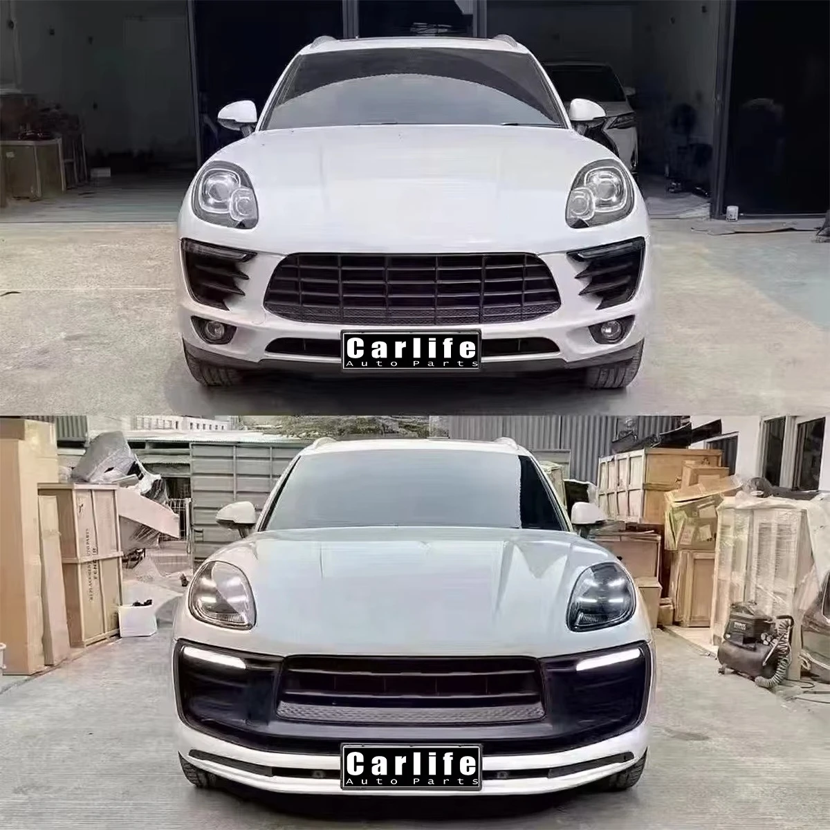 Top Quality Bumpers Bodykit for Macan 95B.1 2014-2018 Modified to 2025 95B.3 Model Contain Tailgate.