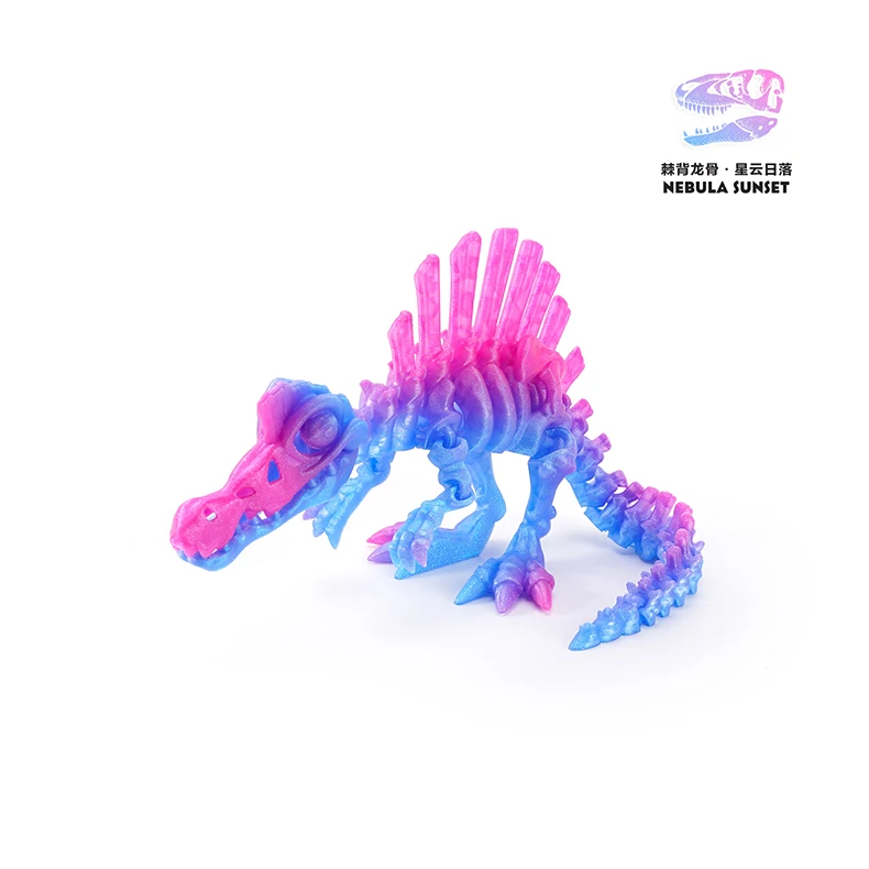 3D-Gedrucktes Rückengriff-Drachen-Ornament Dinosaurier-Serie Lustiges Ornament Handgefertigtes Skelett-Simulations-Ornament – Detail 6