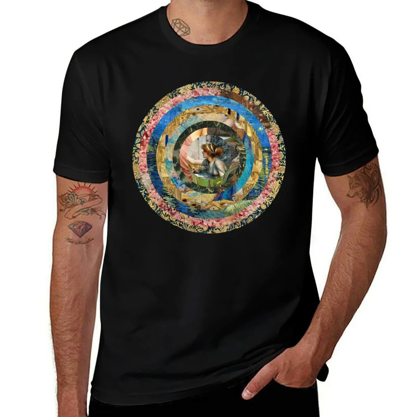 

Wheel of Public Domain Art T-Shirt anime figures vintage t shirts shirts graphic tees mens graphic t-shirts