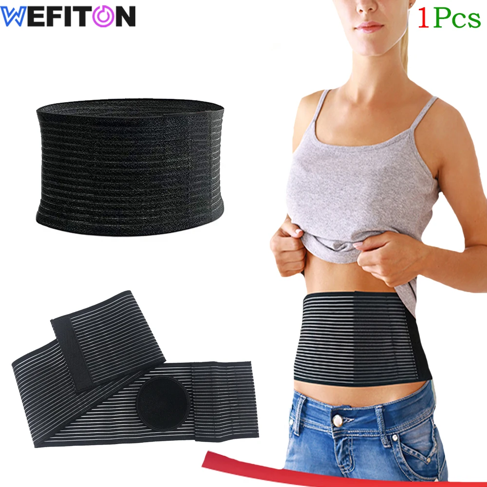 1Pcs Hernia Belt for Men Women - Abdominal Binder Lower Waist Support Belt for Umbilical Hernias Navel Belly Button Hernias Pad