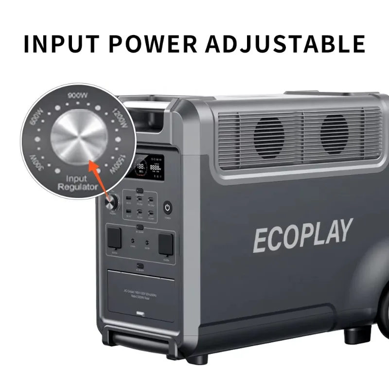 2026 Factory High-Quality Gererator Large Capacity 3840Wh Portable Power Station 3600W 3300W with Expansion Battery