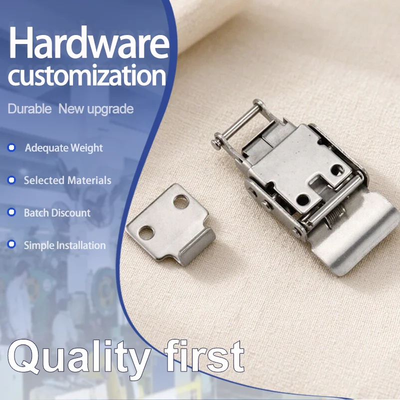 3pcs Durable Stainless Steel Toggle Lock for Industrial Use Suitable for Electrical Equipment Medical Boxes Toolboxes Casings