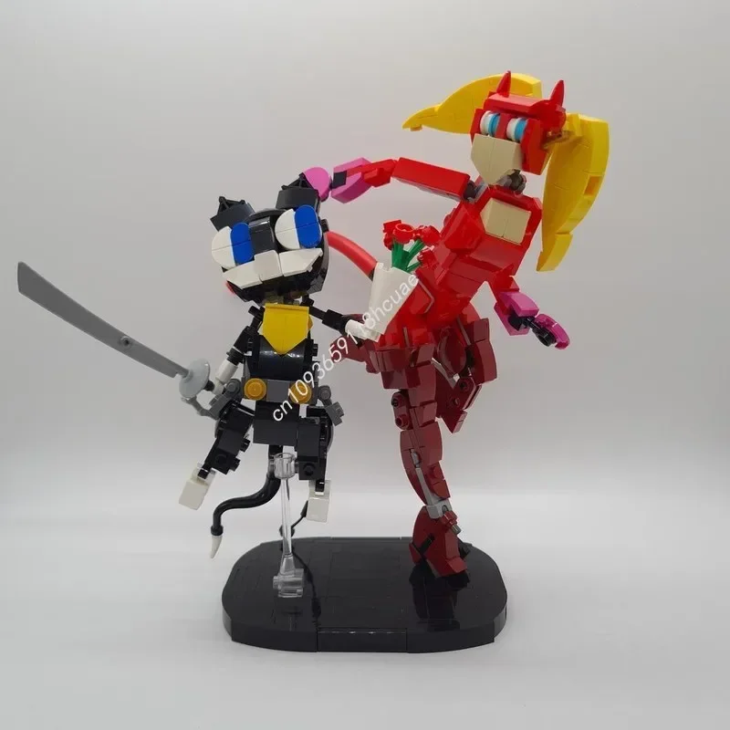 403 Piezas MOC Persona 5: Morgana y Ann, Bloques de Construcción, Regalo Festivo, Proyecto Educativo, Perfecto para Actividades STEM en el Aula