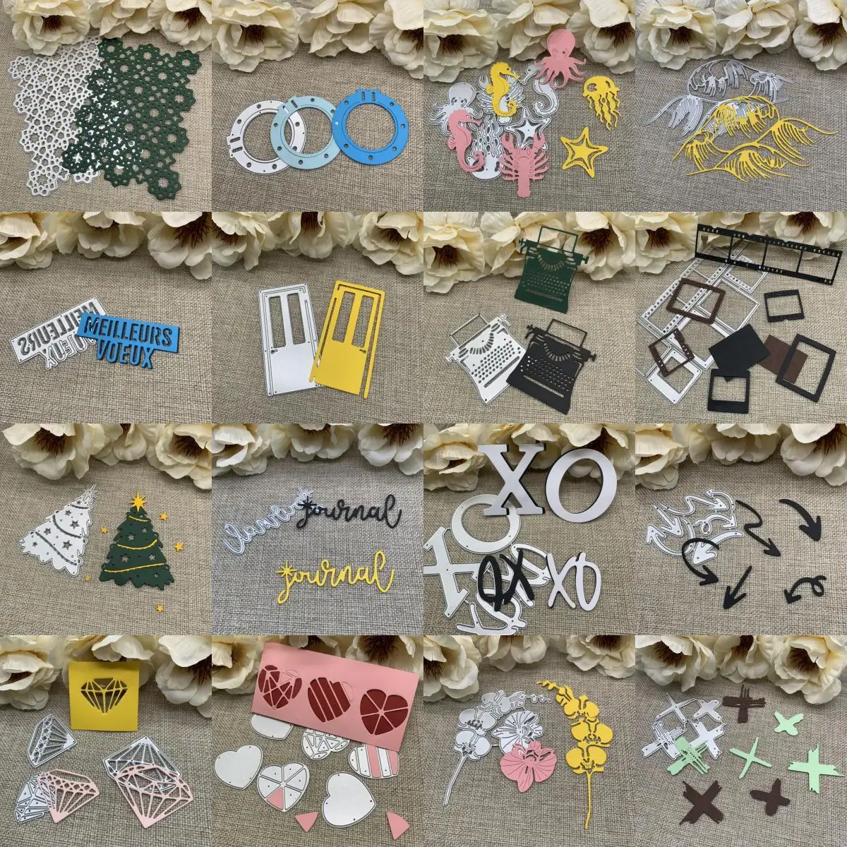 Die verschiedenen Kartendekoration, Metall-Stanzformen, Schablonen, gestanzt, für DIY Scrapbooking, Album, Papier, Kartenprägung