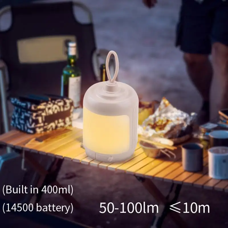 

Portable Camping Lantern Outdoor Night Camp LED Lamp With 4 Lighting Modes USB Charging Tent Light For Hiking Climbing