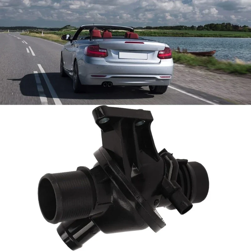 Controlador temperatura do motor, termostato refrigeração, regulador carcaça, compatível com F22 F30 F32 F10 F25 E89