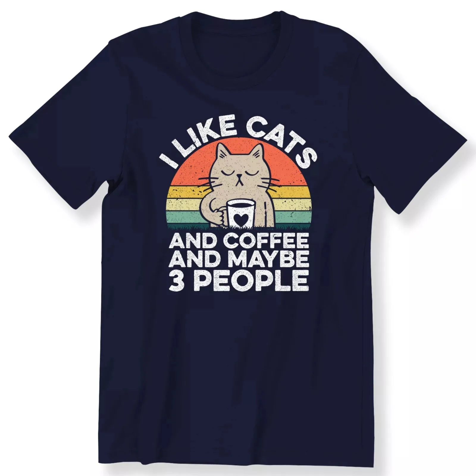 

Cat Lovers Shirt Men's Ladies T-shirt Funny I Like Cats