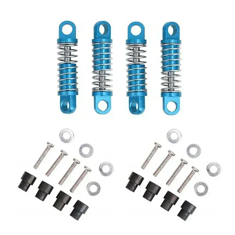 4Pcs Alloy Shock Absorber Damper Oil Filled Type for Rc Hobby Model Car 1/28 Wltoys K969 K989 P929 Drift Rally