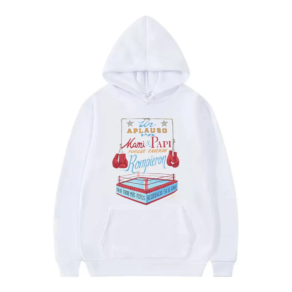 باد باني DTMF ميرش الملاكمة مضحك الجرافيك هوديي الرجال النساء بلوفر عالي الجودة Harajuku الجمالية البلوز الخريف والشتاء #2