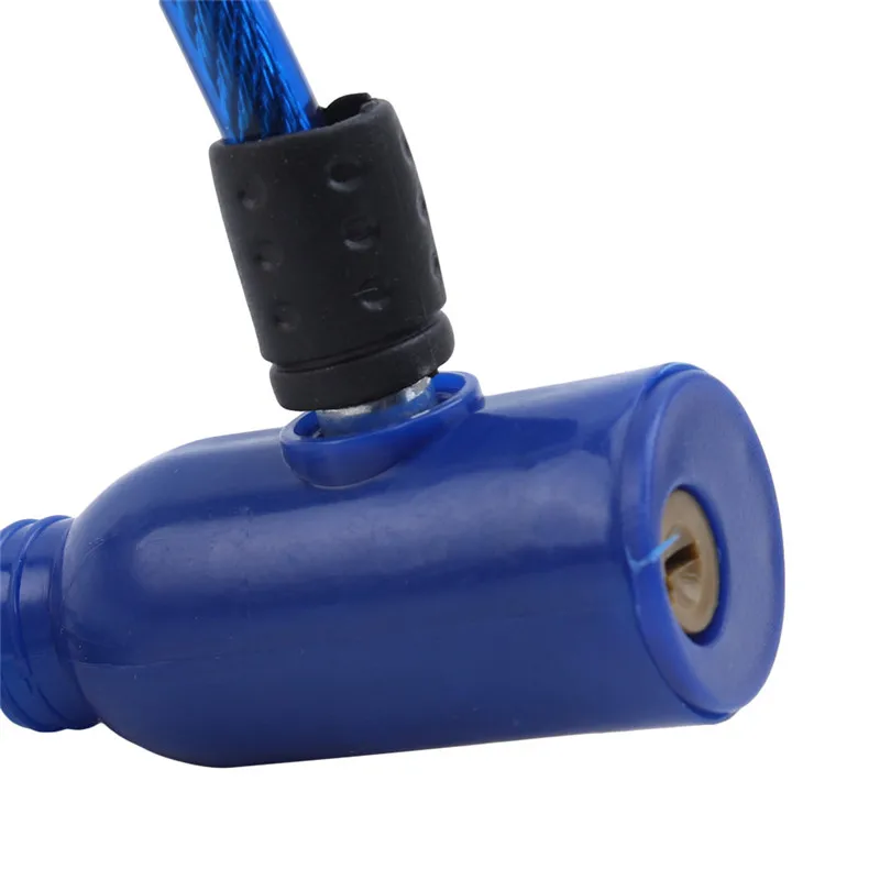 قفل كابل فولاذية ضد السرقة للدراجة ، ملحقات أمان خارجية بمفتاحين #5