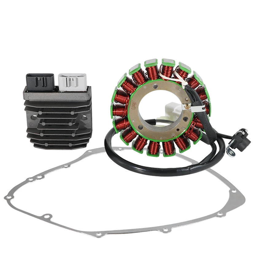 Passend für Yamaha XVS1300A XVS1300CT V-Star Classic Tourer Midnight Star Racer Bolt R-Spec Regulator Magneto Stator Coil Dichtungssatz – Detail 1
