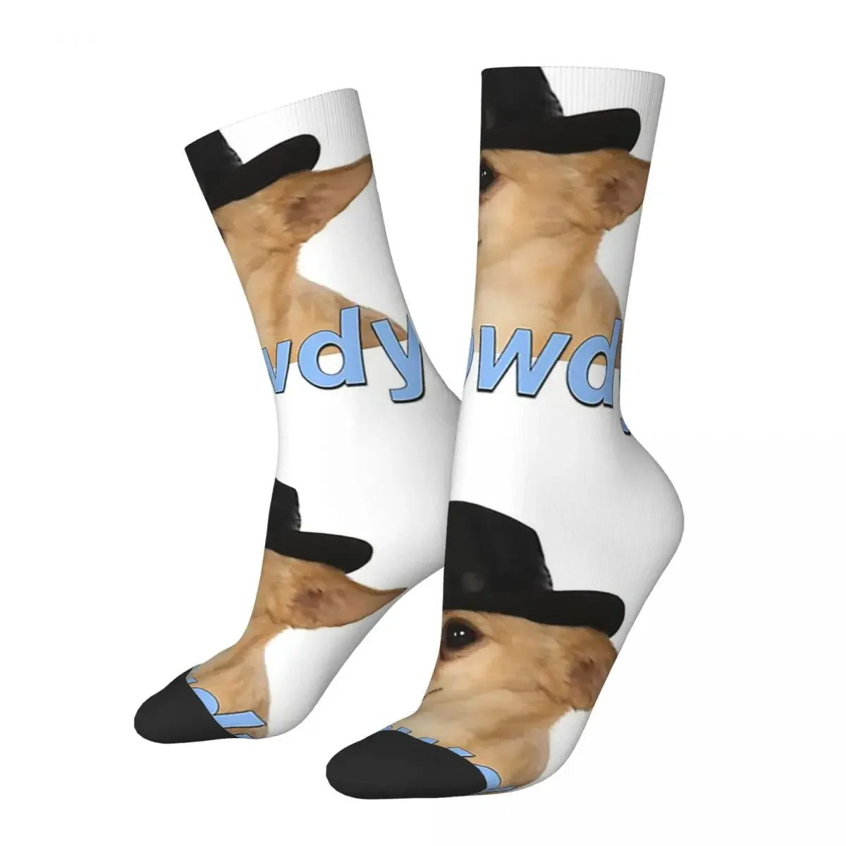 

Носки Howdy Dog, высококачественные чулки в стиле Харадзюку, всесезонные длинные носки, аксессуары для мужчин и женщин, подарки