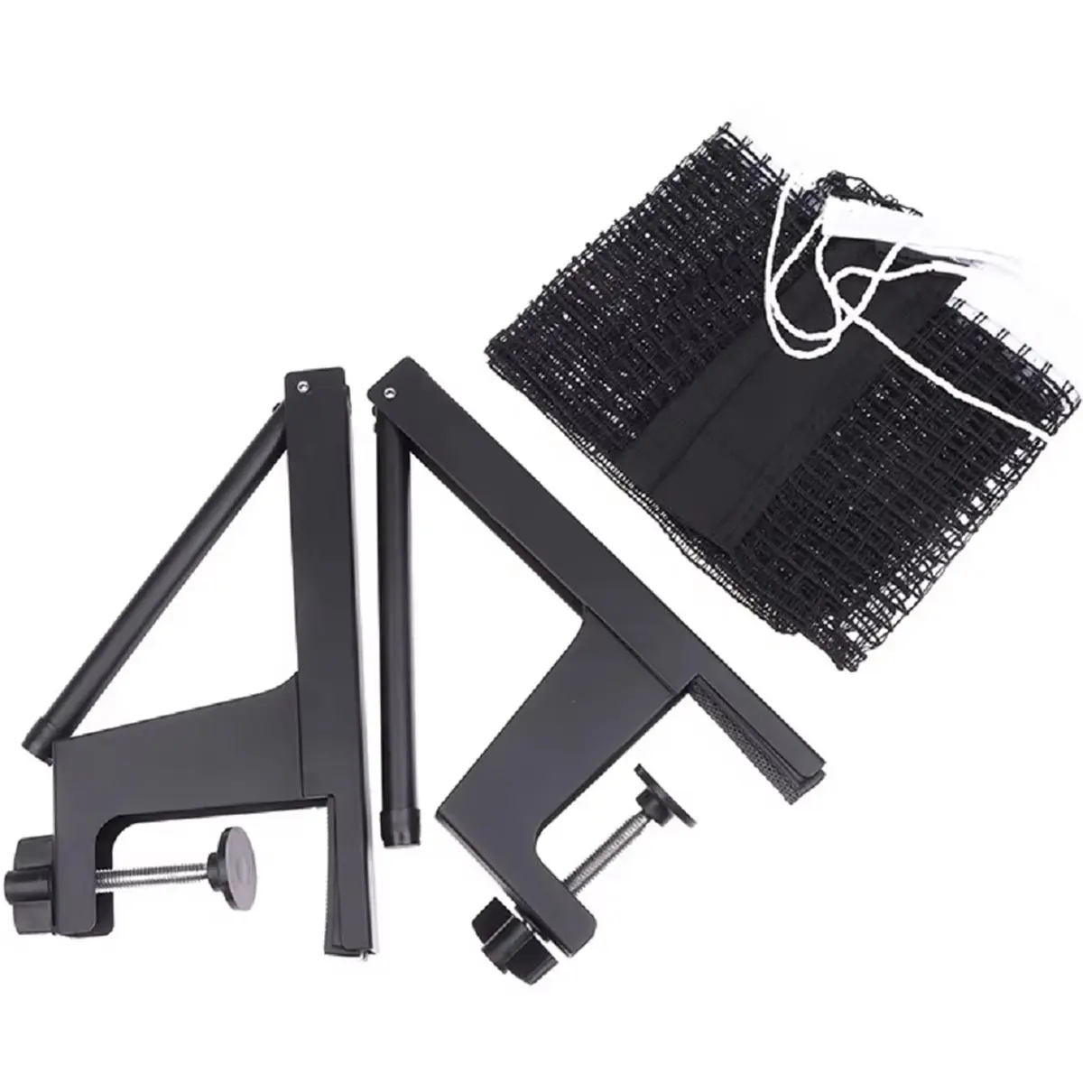 2026 Trend Standard Clip-on/ Type Table Tennis Mesh Net Professional Pong Table Net Rack Kit Accessories Clamp Types