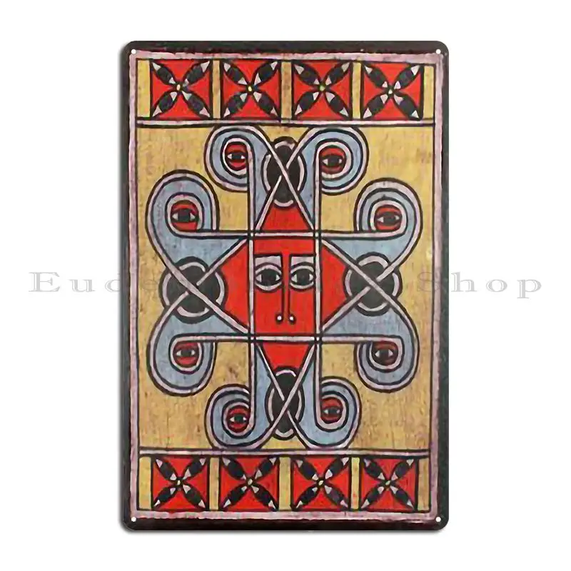 Habesha Culture Metal Plaque Poster Garage Wall Mural Create Plaques Designer Tin Sign Poster