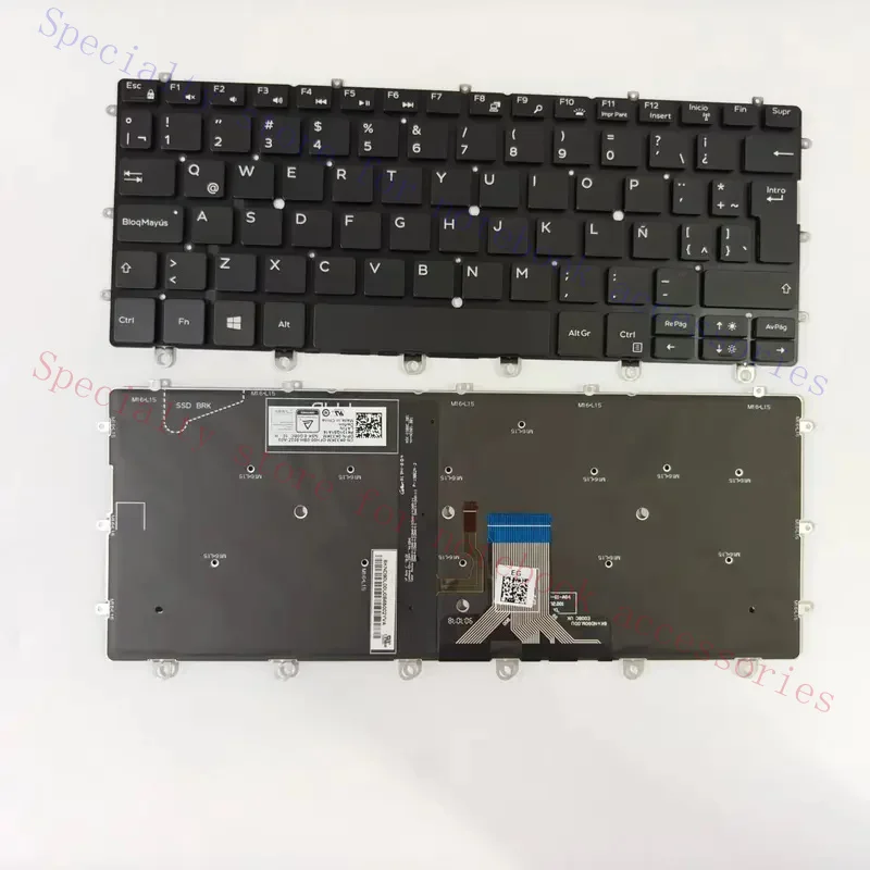 New SP LA Laptop Keyboard For DELL For XPS 13 9365 P71G 0WPCF9 PK131QS1A00