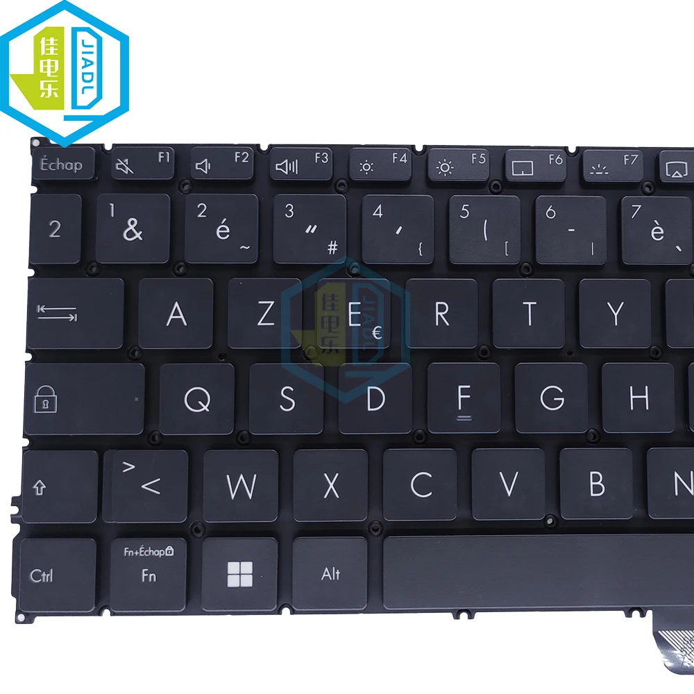 Imagem -02 - Tw-teclado Retroiluminado para Asus Teclado Espanhol tw Espanha Francês Azerty Ux3402 Zenbook 14 Ux3402za0442e Ux3402va Notebook