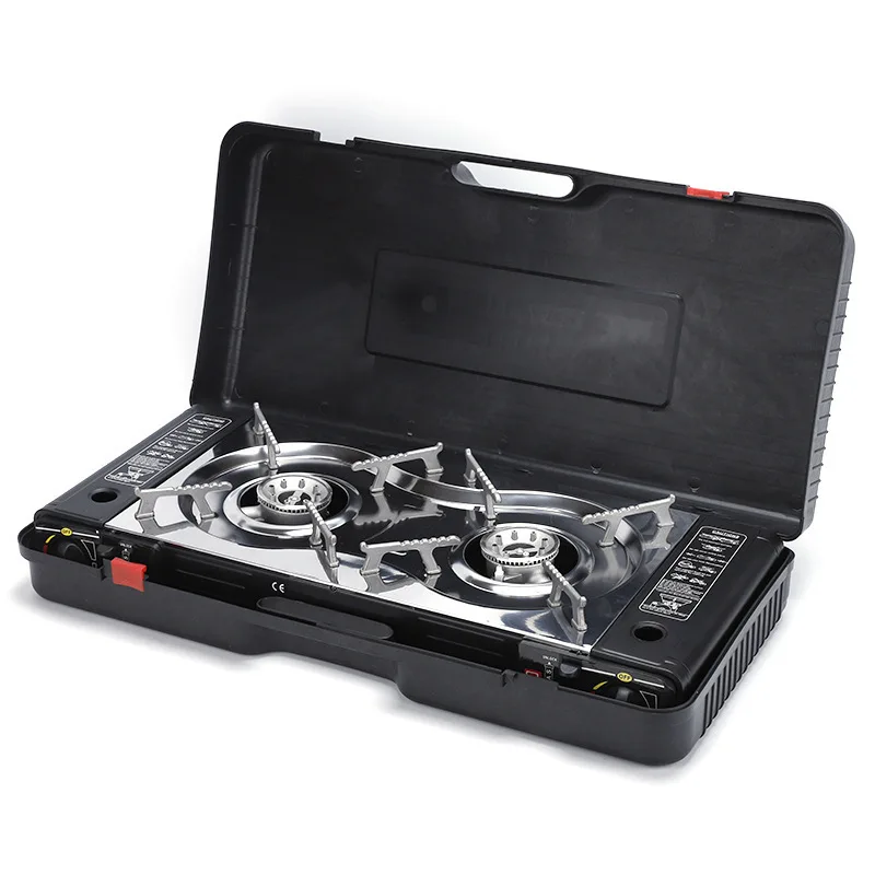 Multi-Function Camping Portable  Stove Picnic  Outdoor Cooking   With Suitcase Grill Party BBQ