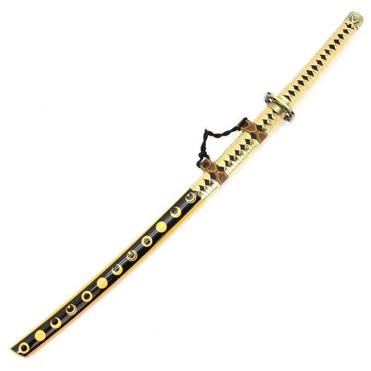 [Funny] 100cm Cosplay Online Game Touken Ranbu Mikazuki Munechika weapon Katana Samurai Wooden Sword model Anime Costume party