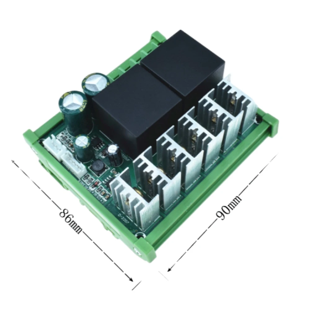 PWM DC Motor Stepless Governor DC12V-55V Variable Speed Forward and Reverse with Switch Regulator 40A Motor Speed Controller New