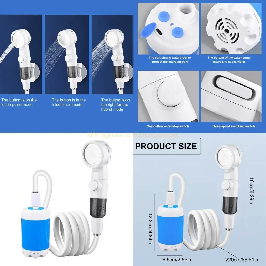 31BE Durability Outdoor Shower Leakproof Sealing Multifunctional Camping Equipment