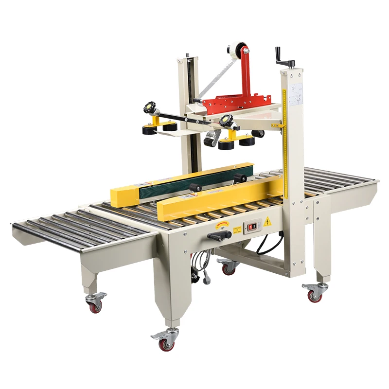 FXC5050X Semi Automatic air craft Tape Case Carton Sealer Tape Box Cartoning Machine Carton Box Sealing Machine