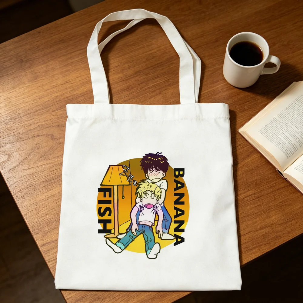 Banana Fish tote bag canvas  sac cabas shopping shopper bolsas de tela femme