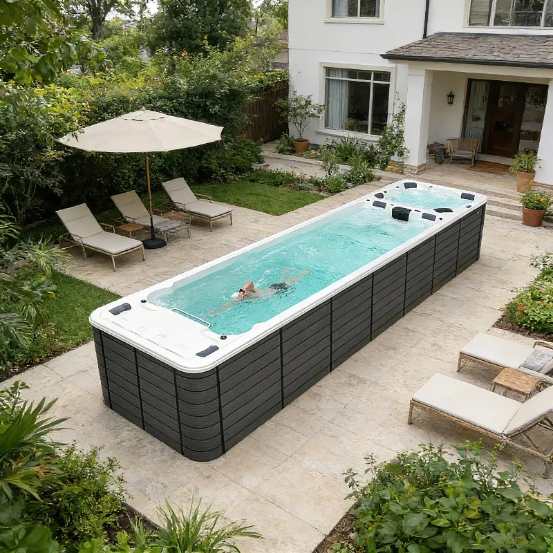 Piscina Spa Familiar para Relajación al Aire Libre, Modelo 2025, Más Confortable, de 10 Metros, para Padres e Hijos