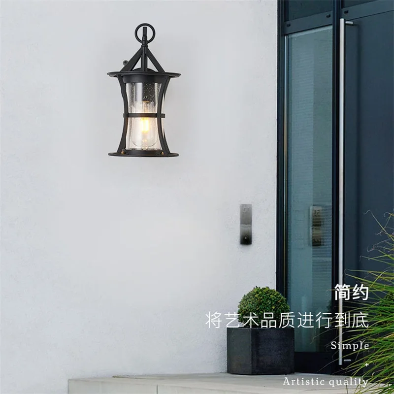 ·BELLE Outdoor Classical Wall Lamp LED Light Waterproof IP65 Sconces For Home Porch Villa Decoration